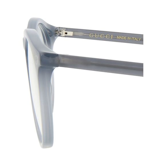 Gucci Round-Frame Acetate Optical Frames Grey Mens - Picture 4 of 6